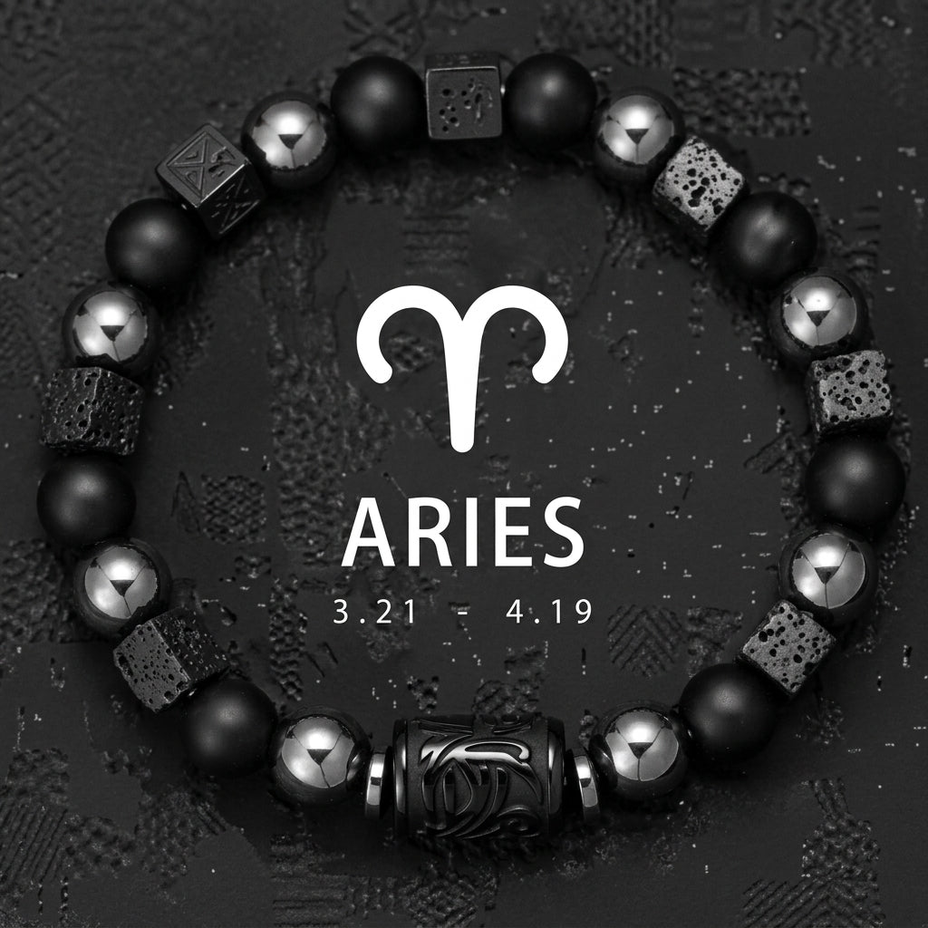 12 Constellation Zodiac Bracelet Signs Beads Couples Bracelet