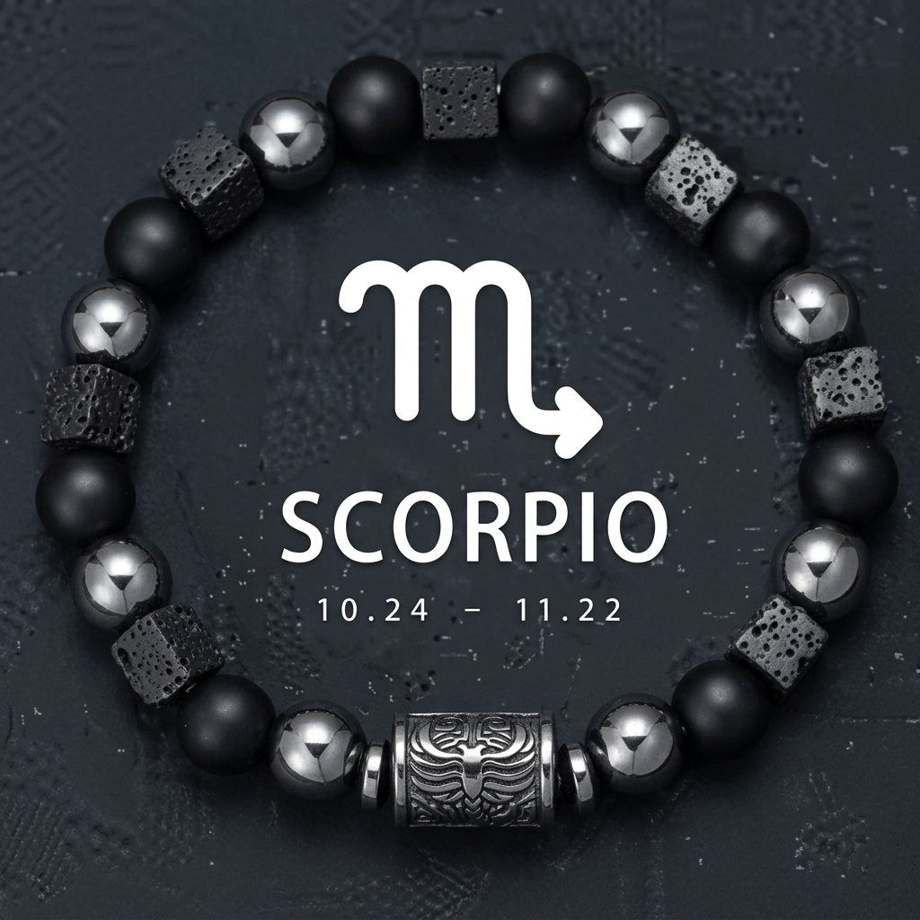 12 Constellation Zodiac Bracelet Signs Beads Couples Bracelet