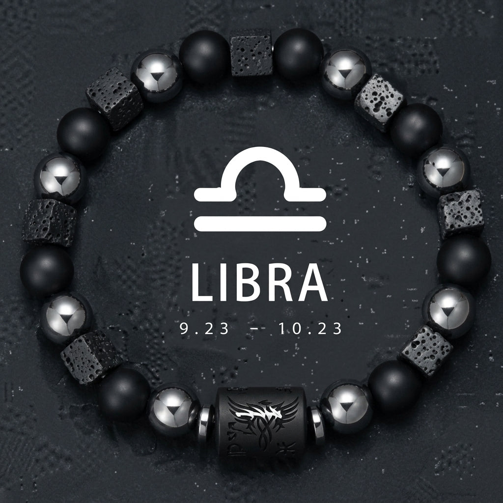 12 Constellation Zodiac Bracelet Signs Beads Couples Bracelet