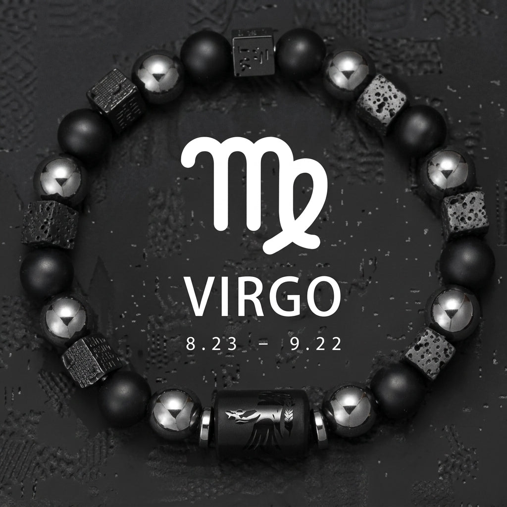 12 Constellation Zodiac Bracelet Signs Beads Couples Bracelet