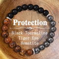 Natural Hematite & Copper Beaded Grounding Bracelet
