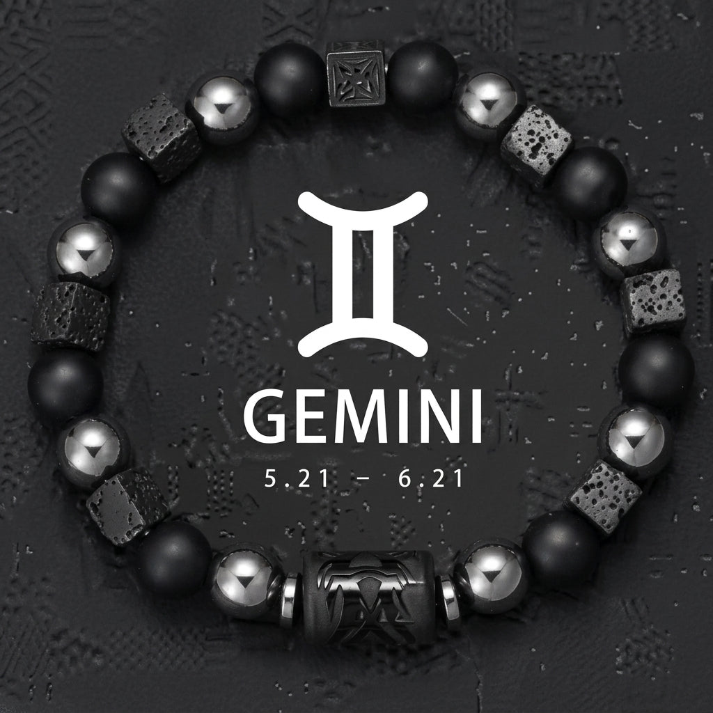 12 Constellation Zodiac Bracelet Signs Beads Couples Bracelet