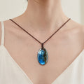 Natural Labradorite Pendant Necklace Healing