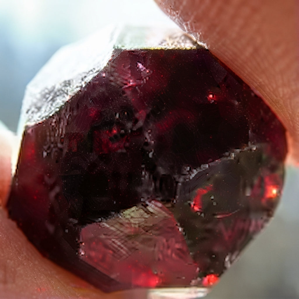 Red Garnet Ore Natural Original Healing Energy Stone Rough Quartz