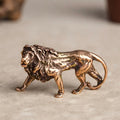 Pure Copper Majestic Lion King Miniatures Figurine