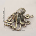 Antique Miniature Octopus  Brass Copper