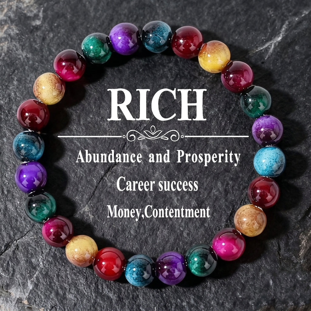 Abundance and Prosperity  Bead Bracelet