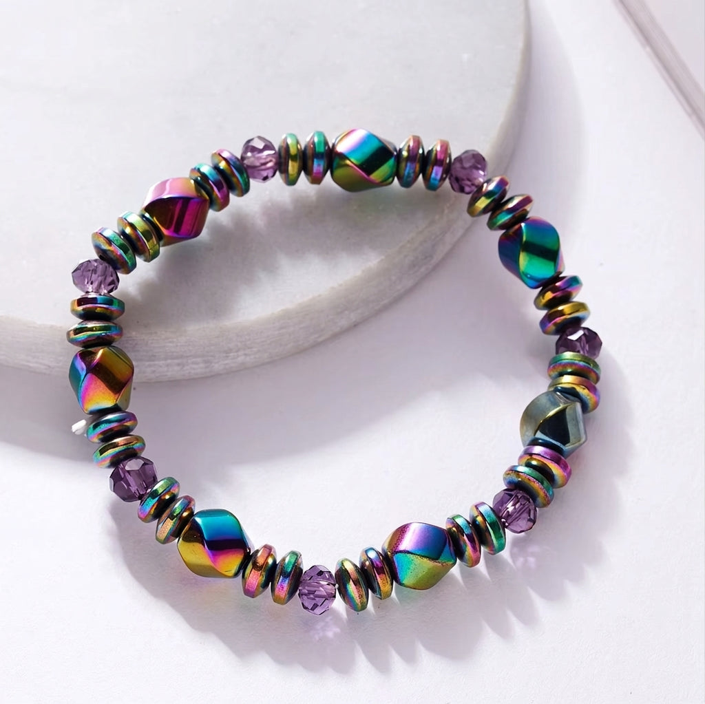 Colored Magnetic Energy Bracelet For Man