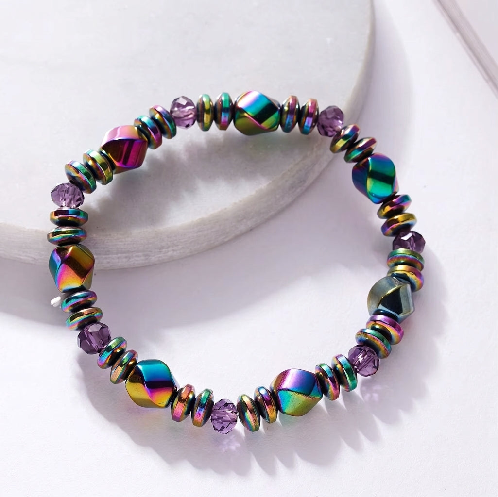Colored Magnetic Energy Bracelet For Man